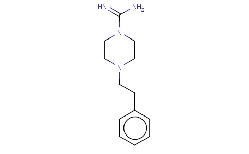 1-PIPERAZINECARBOXAMIDINE, 4-PHENETHYL-